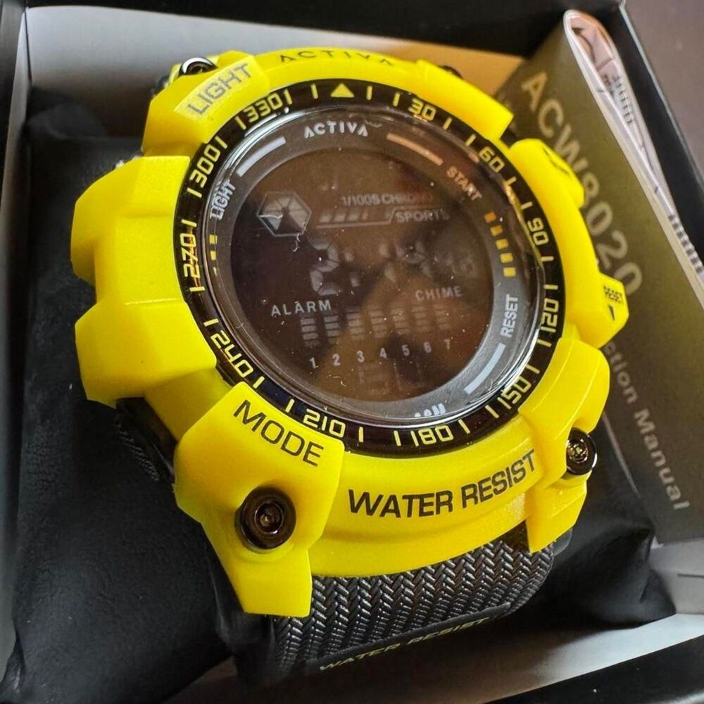 Activa Men's Yellow Watch